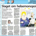 VG Kronikk: Slaget om helsemonopolet (Faksimile vg.no)