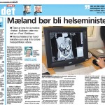 Kronikk i VG 14.12.15: Næringsminister Monica Mæland bør bli helseminister