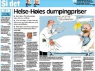 "Helse-Høies Dumpingpriser" Faksimile VG 14/03/2016